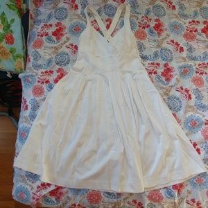 Calvin Klein White Dress A line Fit & Flare